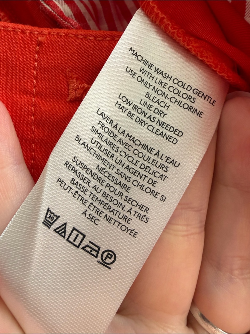 Anthropologie Maeve The Noami Linen Wide-Leg Flare Orange Pants Sz 6 Boho Chic - Picture 9 of 10